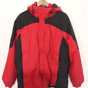L.L. Bean Tough Primaloft Jacket Red/Black Men's Size Large Used